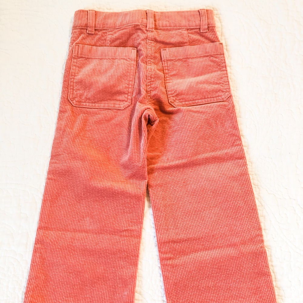 Pink wide leg J Crew corduroy pants